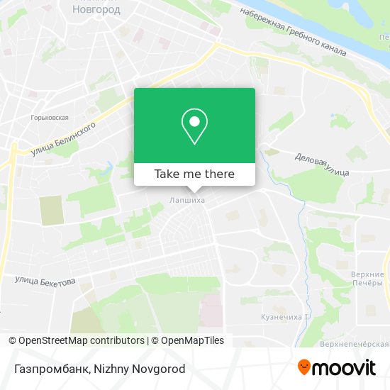 Газпромбанк map