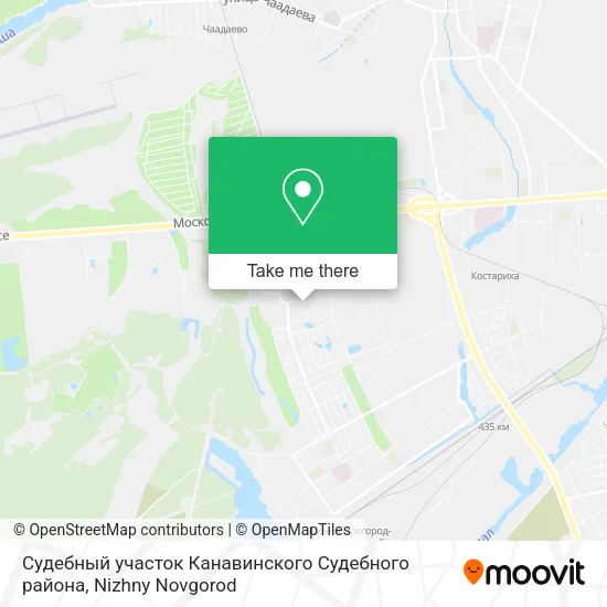 Судебный участок Канавинского Судебного района map