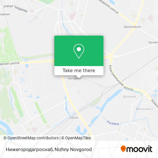 Нижегородагроснаб map