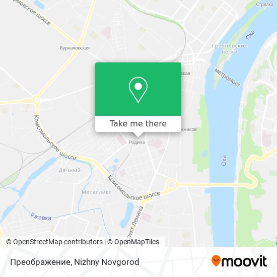 Преображение map