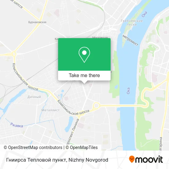 Гниирса Тепловой пункт map