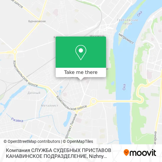 Компания СЛУЖБА СУДЕБНЫХ ПРИСТАВОВ КАНАВИНСКОЕ ПОДРАЗДЕЛЕНИЕ map