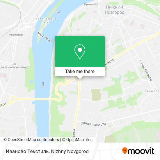 Иваново Текстиль map