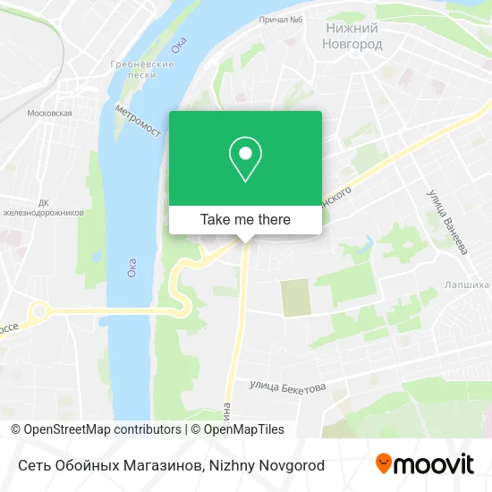 Сеть Обойных Магазинов map