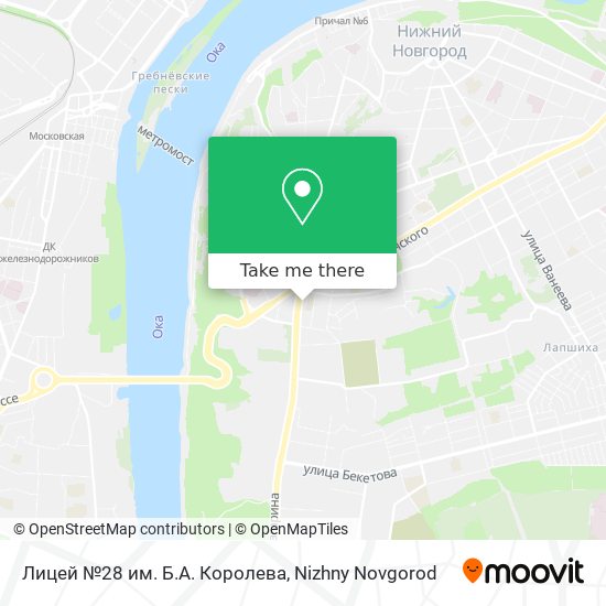 Лицей №28 им. Б.А. Королева map