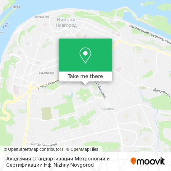 Академия Стандартизации Метрологии и Сертификации Нф map