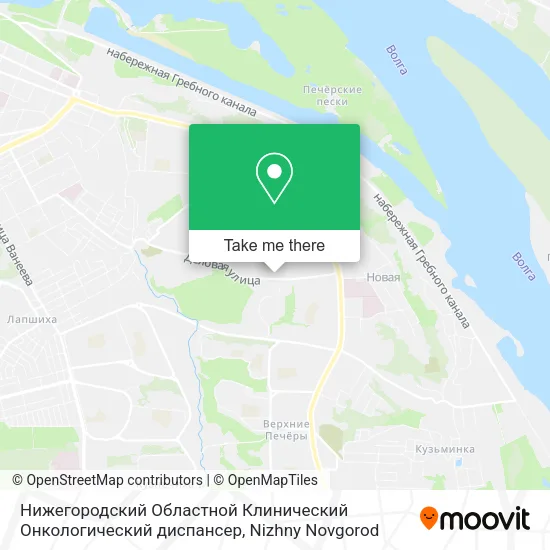 Нижегородский Областной Клинический Онкологический диспансер map