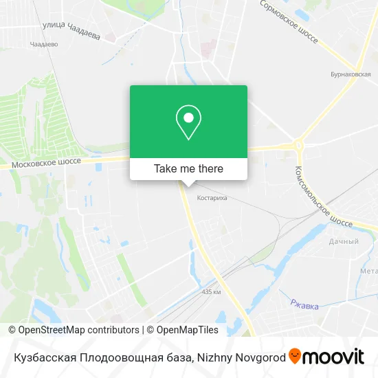 Кузбасская Плодоовощная база map
