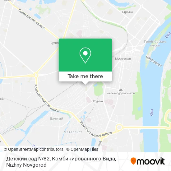 Детский сад №82, Комбинированного Вида map