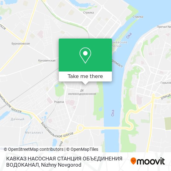 КАВКАЗ НАСОСНАЯ СТАНЦИЯ ОБЪЕДИНЕНИЯ ВОДОКАНАЛ map