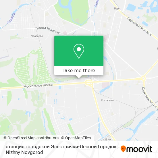 станция городской Электрички-Лесной Городок map