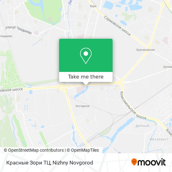 Красные Зори ТЦ map