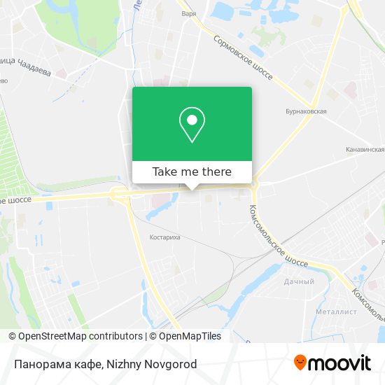 Панорама кафе map