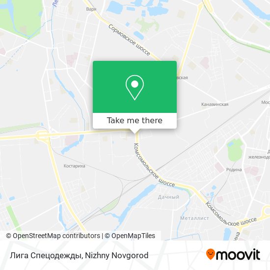 Лига Спецодежды map