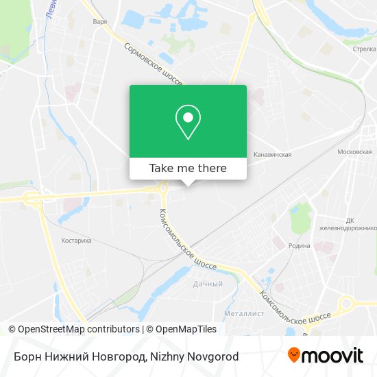 Борн Нижний Новгород map