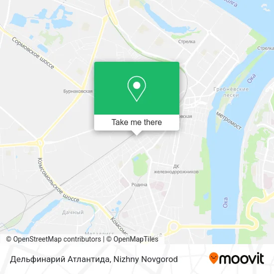 Дельфинарий Атлантида map