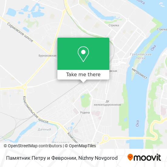 Памятник Петру и Февронии map