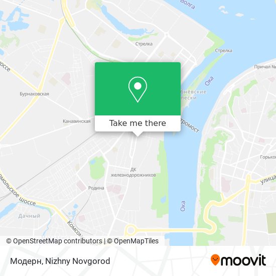 Модерн map