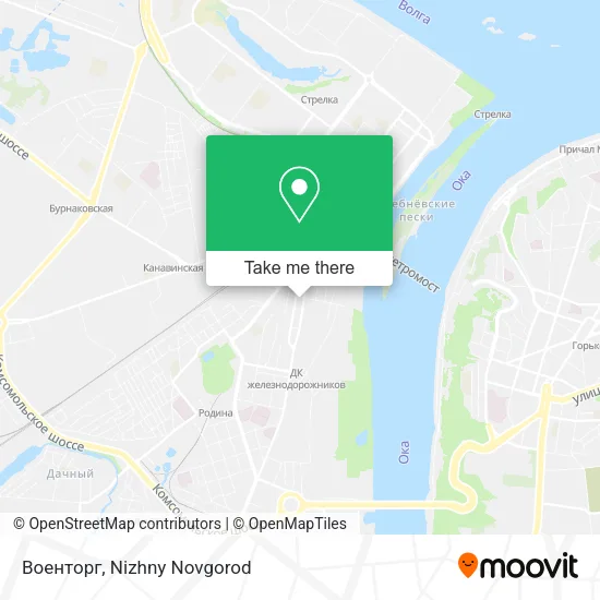 Военторг map