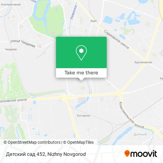 Детский сад 452 map