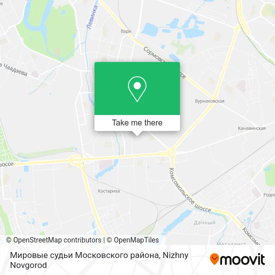 Мировые судьи Московского района map