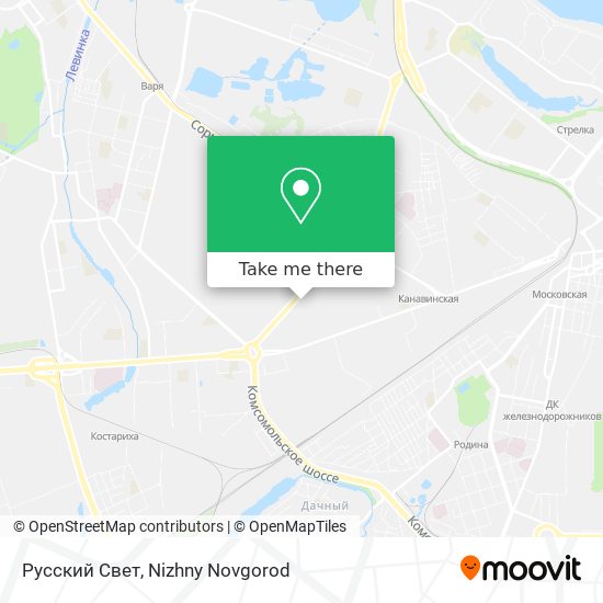 Русский Свет map