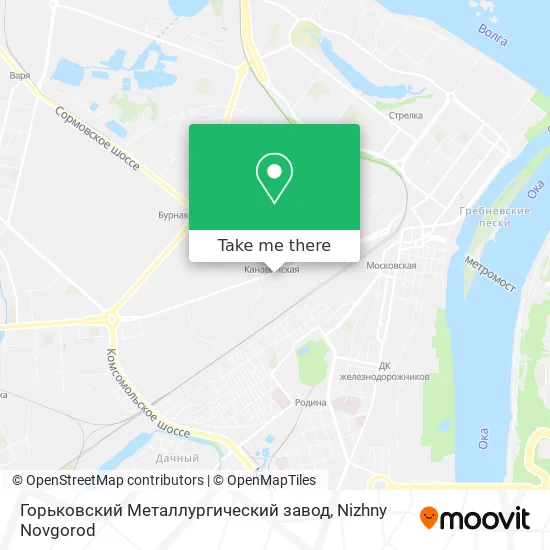 Горьковский Металлургический завод map