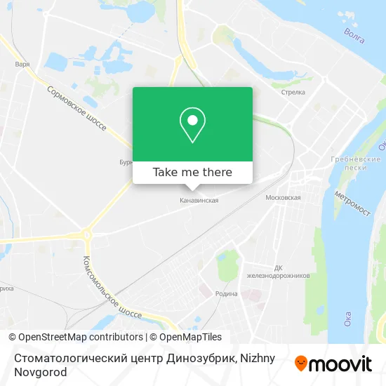 Стоматологический центр Динозубрик map