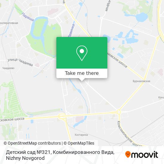 Детский сад №321, Комбинированного Вида map
