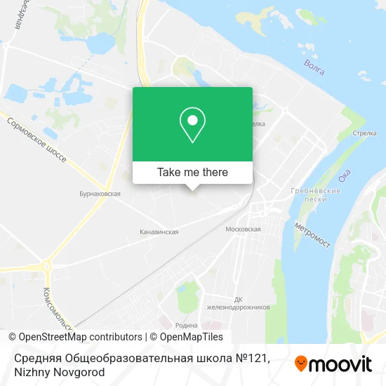 Средняя Общеобразовательная школа №121 map