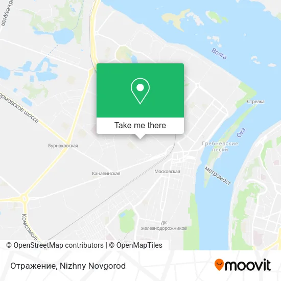 Отражение map