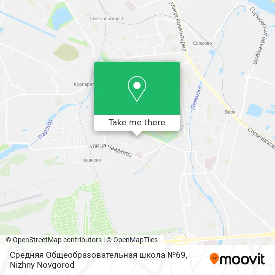 Средняя Общеобразовательная школа №69 map