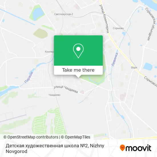 Детская художественная школа №2 map