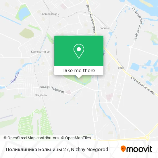 Поликлиника Больницы 27 map