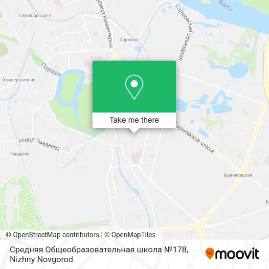 Средняя Общеобразовательная школа №178 map