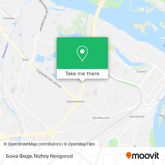 Бона Фиде map