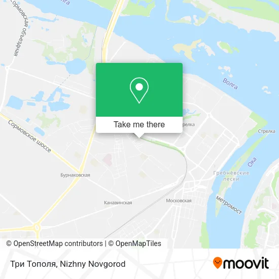 Три Тополя map