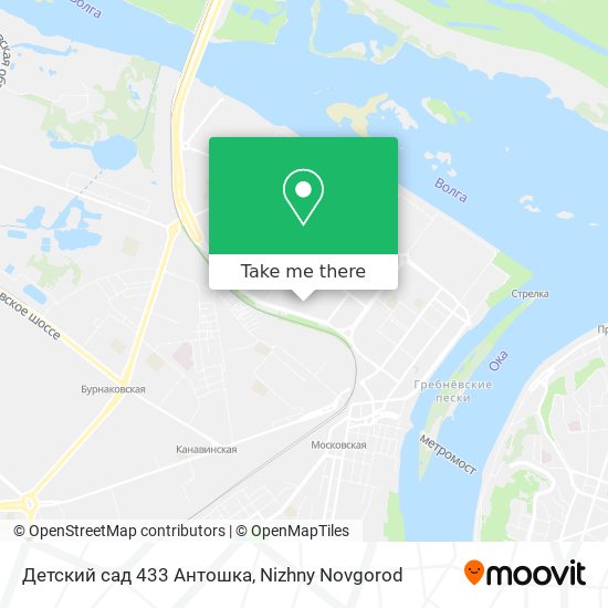Детский сад 433 Антошка map