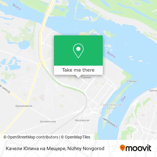 Качели Юлина на Мещере map