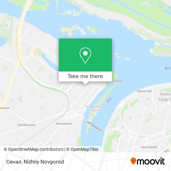 Сенал map