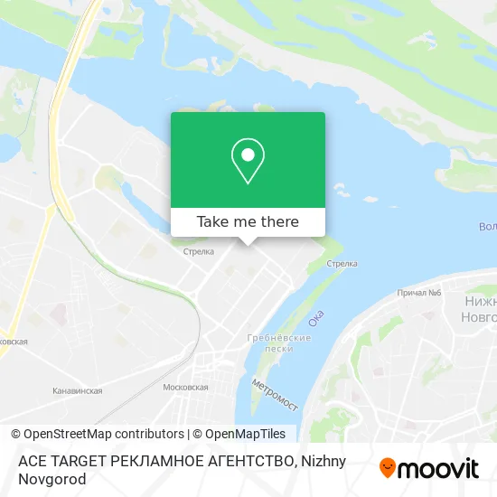 ACE TARGET РЕКЛАМНОЕ АГЕНТСТВО map