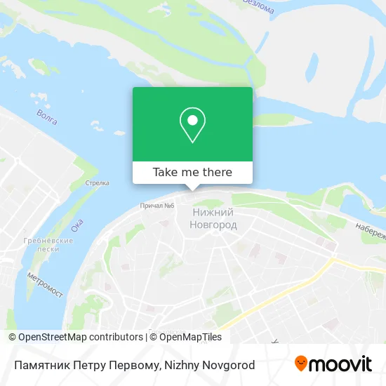 Памятник Петру Первому map