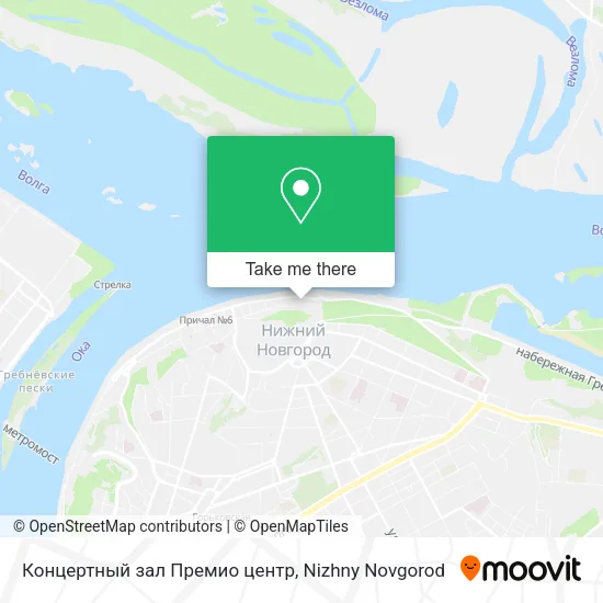 Концертный зал Премио центр map
