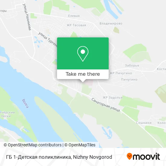 ГБ 1-Детская поликлиника map