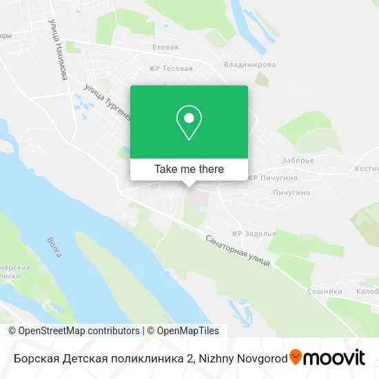 Борская Детская поликлиника 2 map