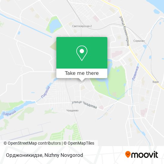 Орджоникидзе map