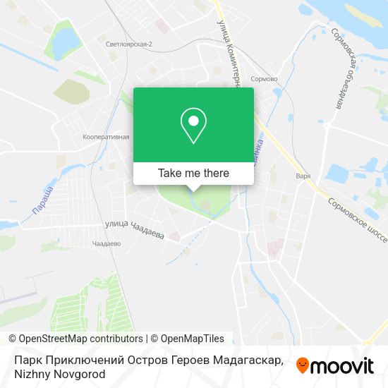 Парк Приключений Остров Героев Мадагаскар map