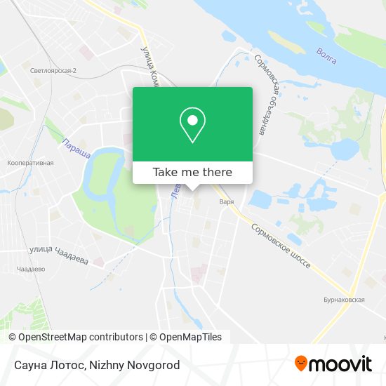 Сауна Лотос map