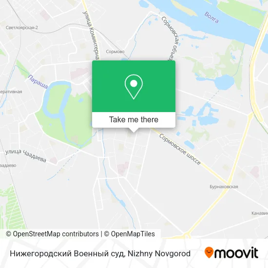 Нижегородский Военный суд map