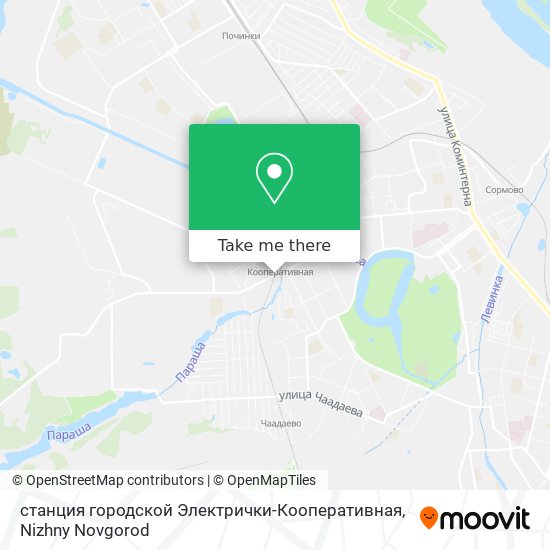 станция городской Электрички-Кооперативная map